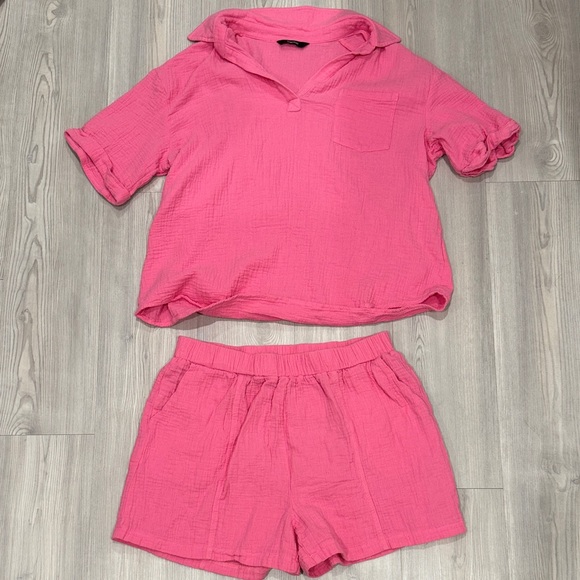 Pink Women's Two-Piece Set - Picture 1 of 3